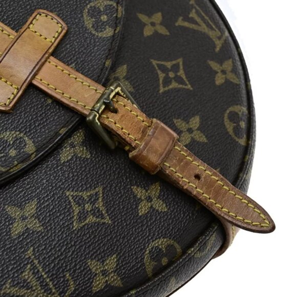 LOUIS VUITTONI Chantilly MM Shoulder Bag Monogram Leather Brown - Picture 8 of 16
